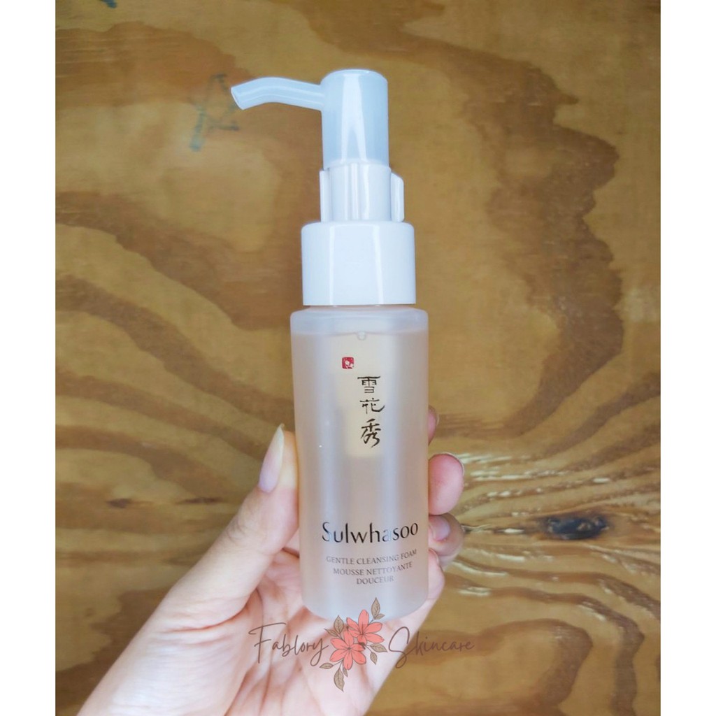 Sữa rửa mặt Sulwhasoo dịu nhẹ Gentle Cleansing Foam EX 50ml nhẹ nhàng loại bỏ cặn bẩn, bụi bẩn trên da (bản mới)