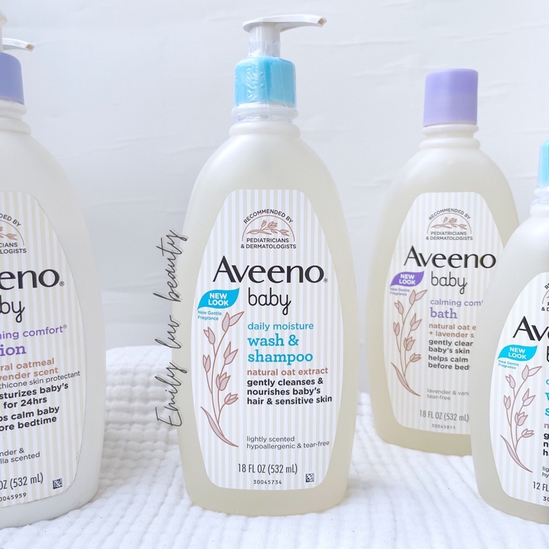 Sữa tắm gội cho bé Aveeno Baby Mỹ chai 236ml/532ml
