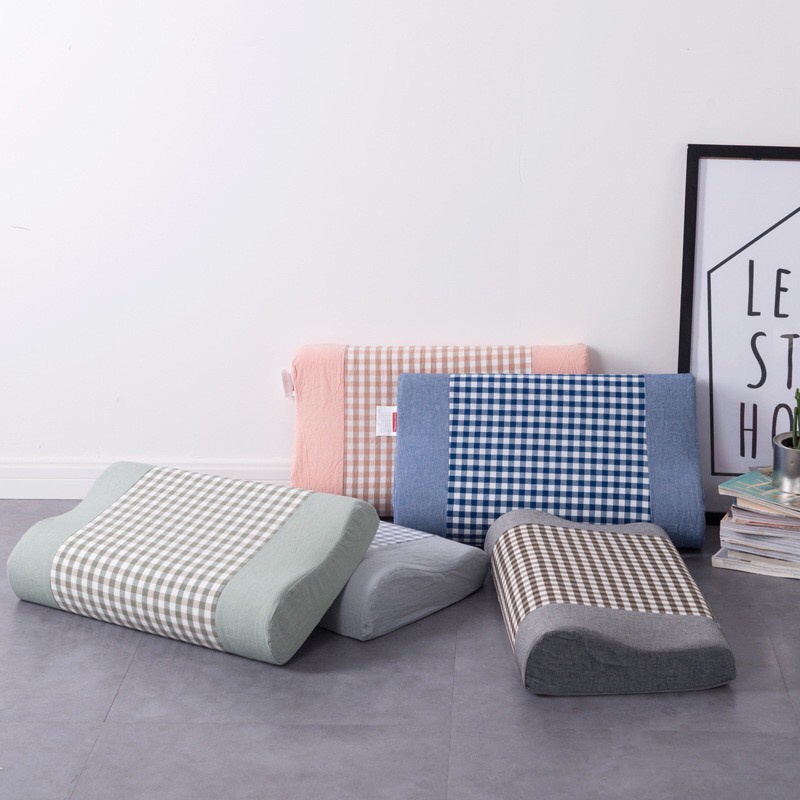 Gối cao su non người lớn giảm đau vai gáy, chống mỏi cổ tạo tư thế thoải mái, đưa ta vào giấc ngủ để thư giãn, nghỉ ngơi