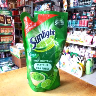 Nước rửa chén SUNLIGHT MATCHA TRÀ NHẬT túi 750g.