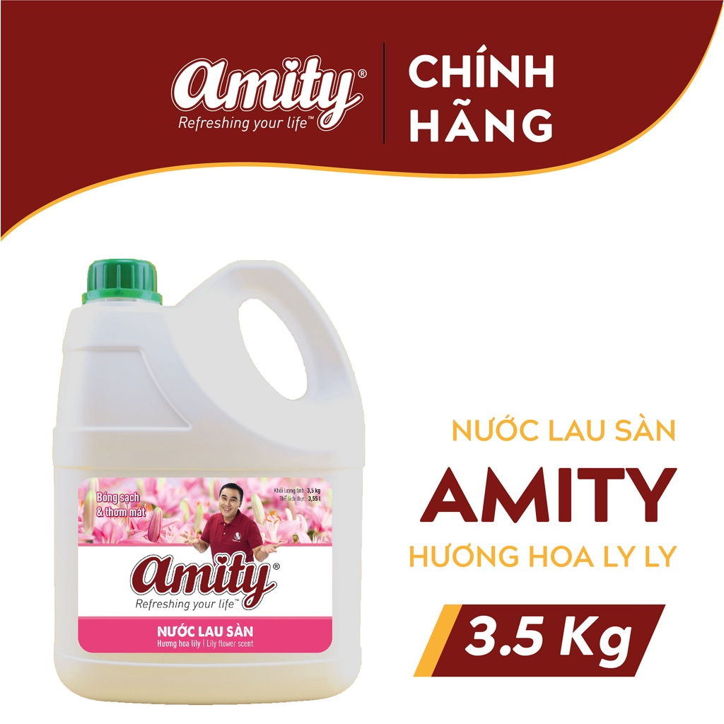 Nước lau sàn AMITY 3.5Kg Nhiều Mùi Hương