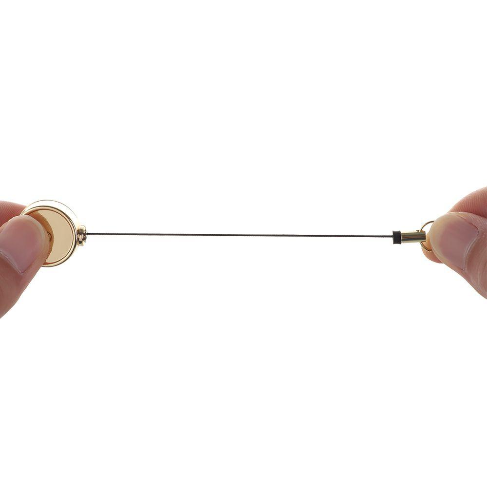 Set 1 / 2 / 4 Móc Khóa Bằng Inox Có Thể Thu Gọn Siêu Bền Tiện Dụng