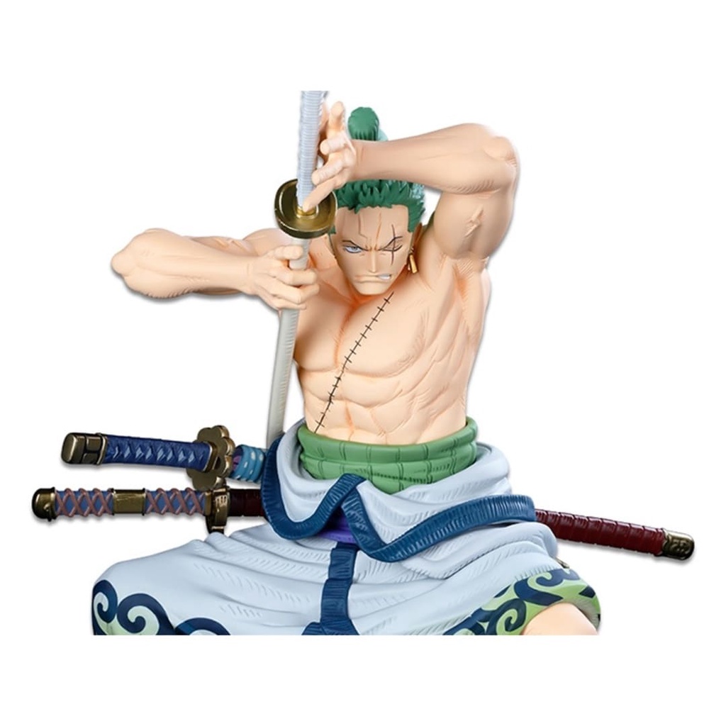 Mô hình One Piece Roronoa Zoro 20cm WORLD FIGURE COLOSSEUM 3 SUPER MASTER STARS PIECE OPBP01