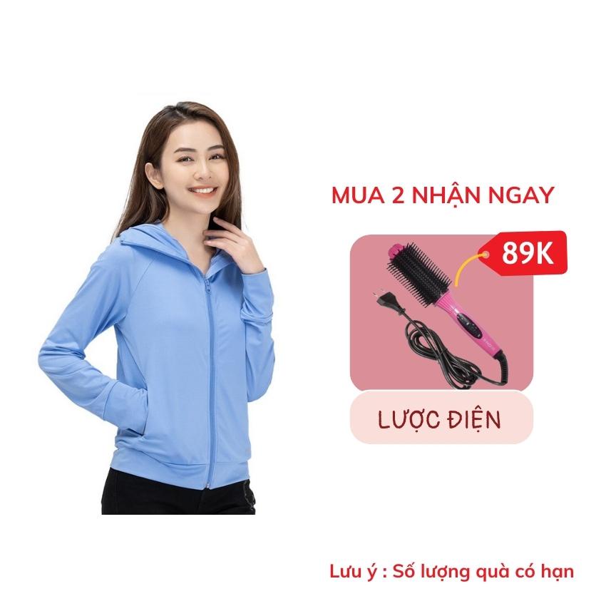 Áo Khoác Nữ Chống Nắng Đẹp, Thông Hơi  - Áo Khoát Mùa Hè Cao Cấp Có Mũ Chống Tia Uv Chất Như Uniqlo, Gu, Lv, Canifa