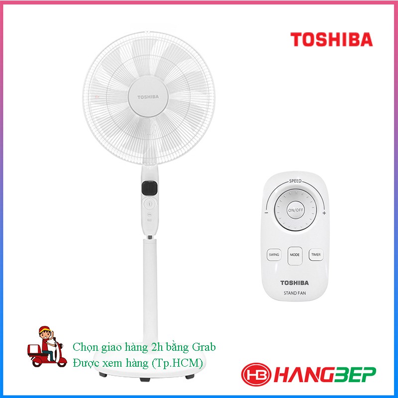 Quạt đứng inverter có remote Toshiba F-LSD10(W)VN [Trắng]