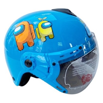 Mũ bảo hiểm trẻ em tem Doreamon - Among US - V&amp;S Helmet - Dành cho bé từ 3 đến 6 tuổi - Vòng đầu 50-52cm - VS103KS