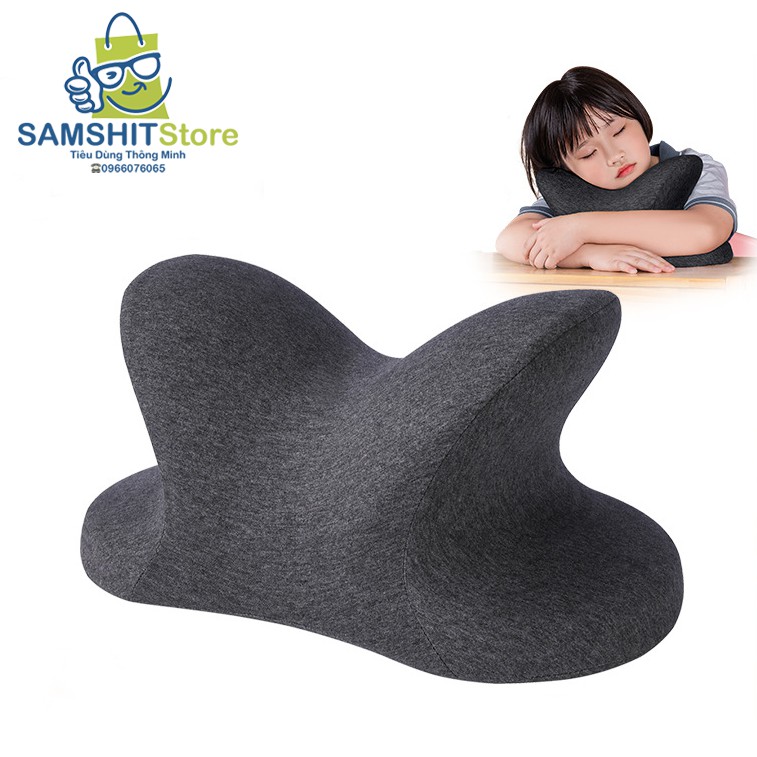 Gối Nghỉ Trưa Văn Phòng, Gối Ngủ Ngồi Cao Su Non (Memory Foam) Cho Dân Công Sở, Lái Xe, Học Sinh - GCU07