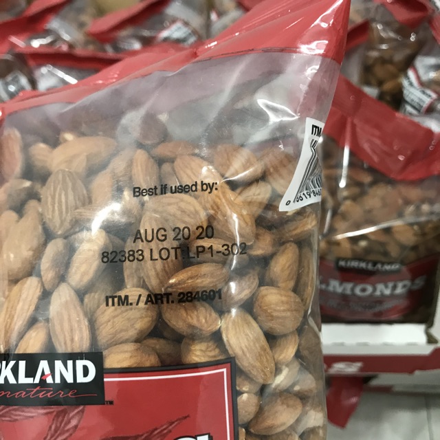 [DATE MỚI] Hạt Hạnh Nhân Kirkland Almonds Mỹ 1.36kg