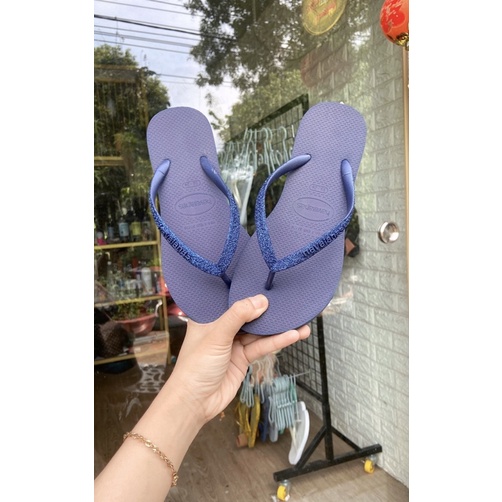 Dép nhũ kim tuyến nhà em