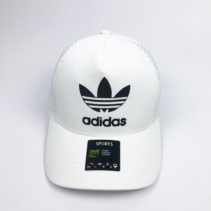 Mũ lưỡi trai CAP HT, nón kết thể thao thêu chữ ADIDAS phối lưới cao cấp