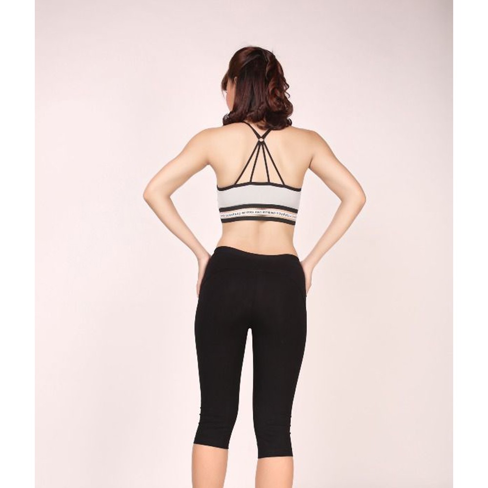 Quần legging ngố nâng mông có bigsize cá tính năng động phù hợp tập gym yoga ROSA BOUTIQUE