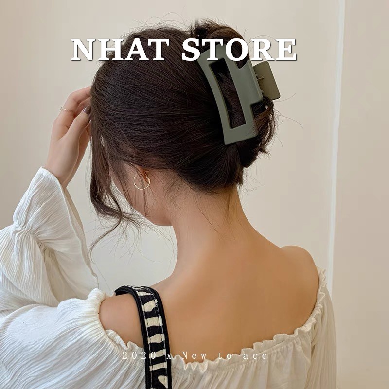 Kẹp tóc càng cua Hàn Quốc, Kẹp tóc cỡ lớn cho nữ Nhat store