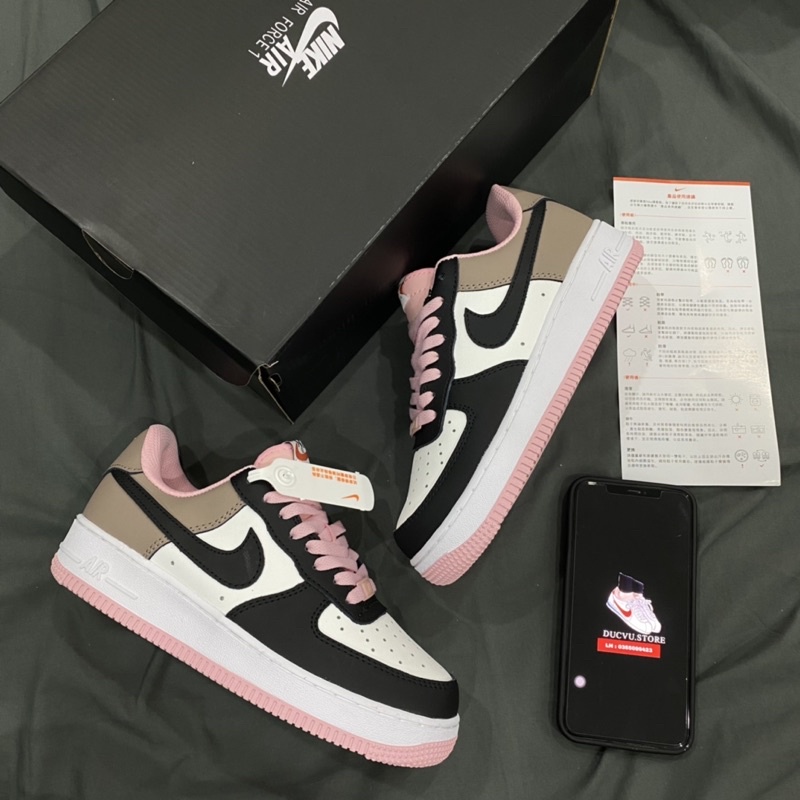 GIÀY AF1 LOW hồng nâu 1:1 sc [ FULL BOX + FREE SHIP ]