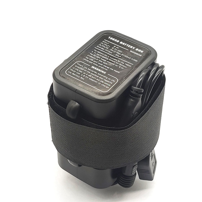 Hộp Sạc Pin Di Động Lithium 6 Ngăn 18650 6 X18650 18650 USB 5V DC 12.4V