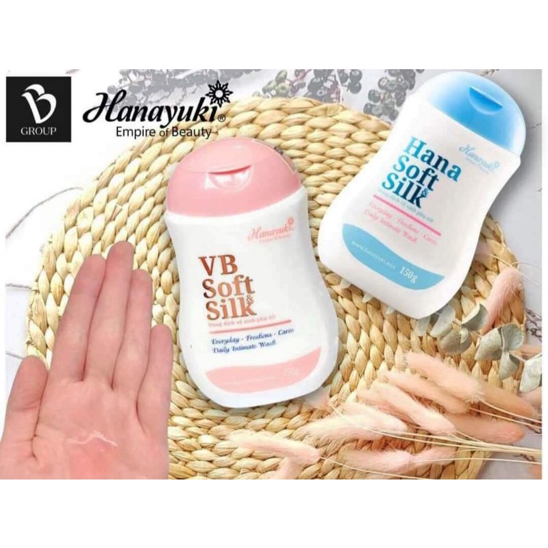 Dung Dịch Vệ Sinh Phụ Nữ Hana VB Soft Silk Hanayuki