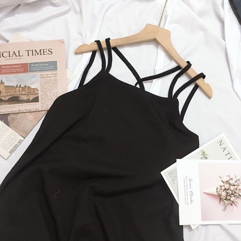 Váy nữ đẹp thời trang mùa hè đi biển mặc ở nhà 2 dây mát mẻ trẻ trung Đầm nữ cao cấp Ladyce Shop | BigBuy360 - bigbuy360.vn