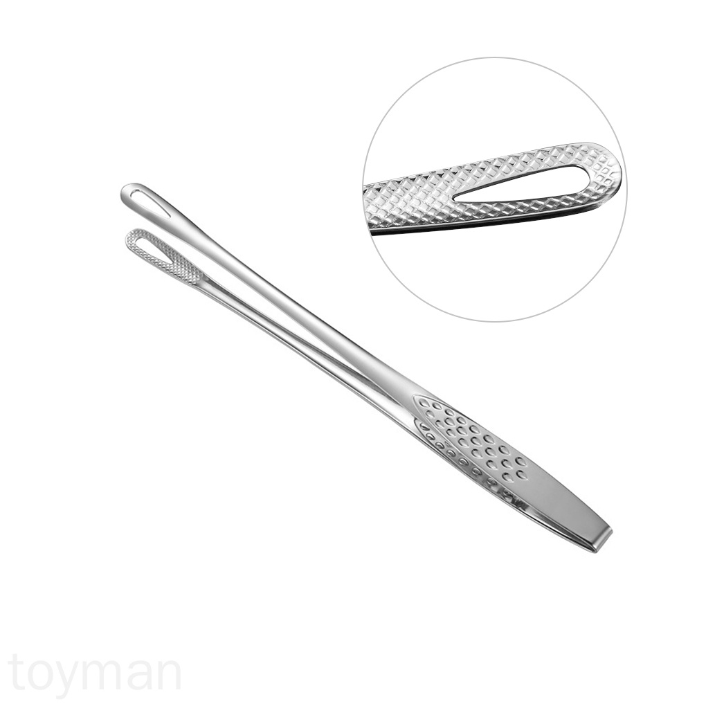 Kẹp gắp thức ăn bằng thép không gỉ chống trượt chống mòn