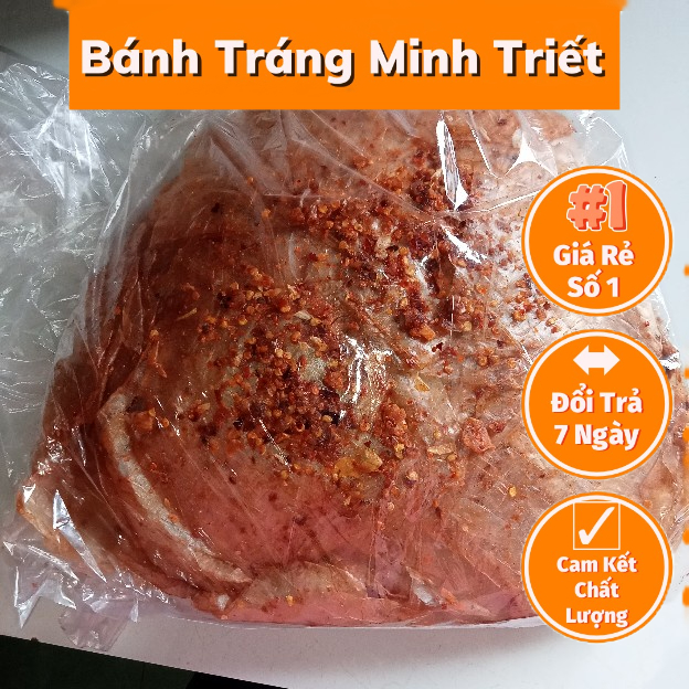 [100gr] Bánh tráng phơi sương xì ke muối tỏi nhuyễn siêu cay