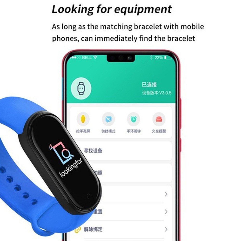 Đồng hồ thông minh kết nối bluetooth giúp gọi điện/huyết áp/nhịp tim dành cho IPhone Android PK Xiaomi Mi Band 5