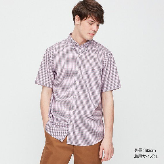 SƠ MI NAM UNI.QLO NGẮN TAY SZ S