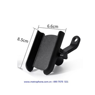 Kẹp điện thoại gắn chân kính xe máy motowolf loại nhỏ