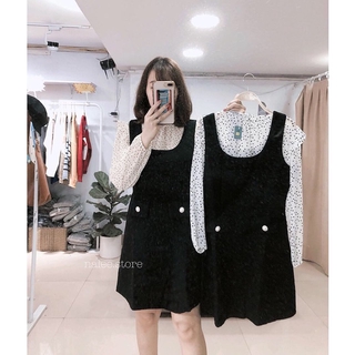Set yếm áo voan bi