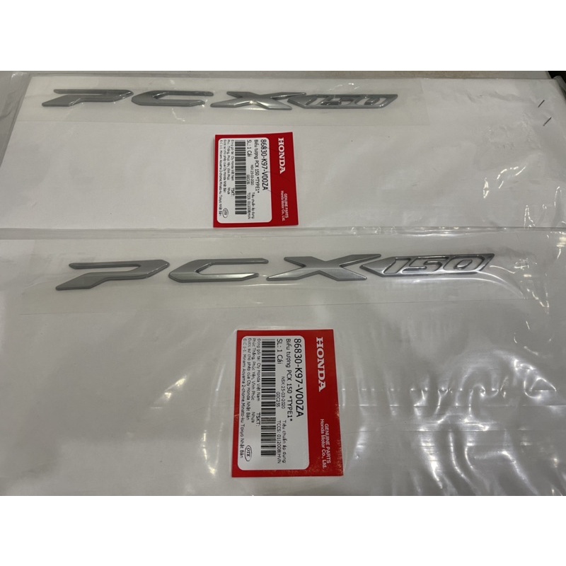 Tem chữ nỗi PCX 150 chính hãng honda (giá 1 bên)