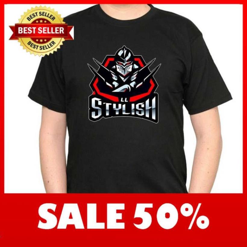 Áo thun LMHT màu đen in logo LL Stylish Liên Minh Huyền Thoại đẹp GIÁ TỐT !