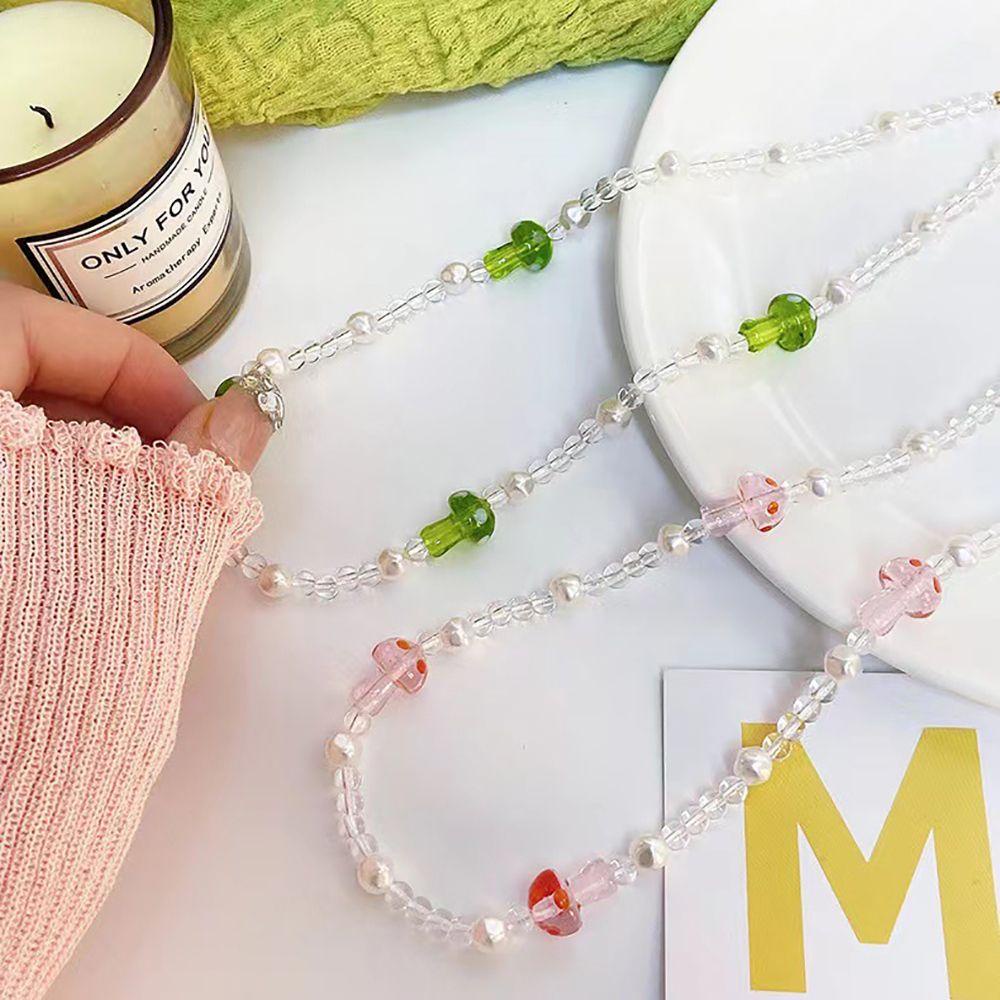 Vòng cổ Mặt Hình Nấm Phong Cách Hàn Quốc Ngọt Ngào Cho Nữ