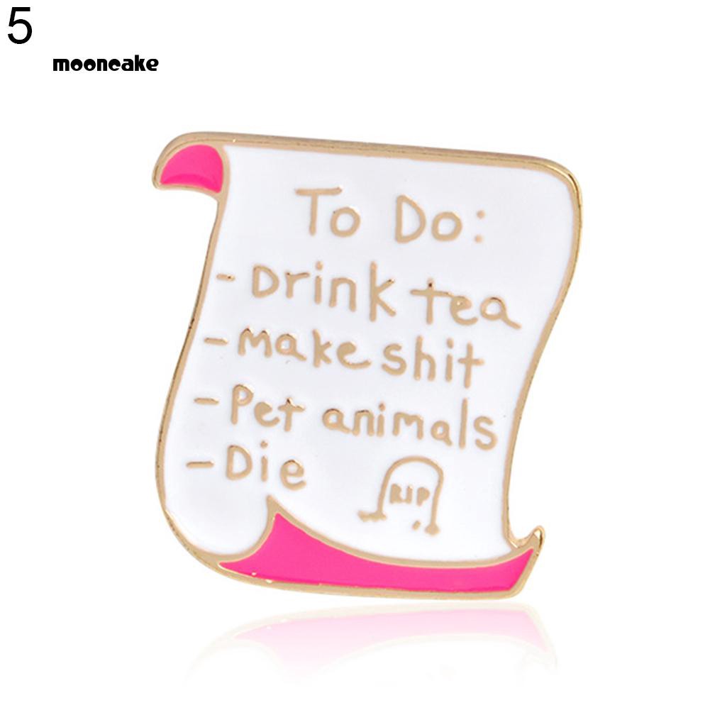 Ghim cài áo hình sách/khung đối thoại dễ thương cho nữ