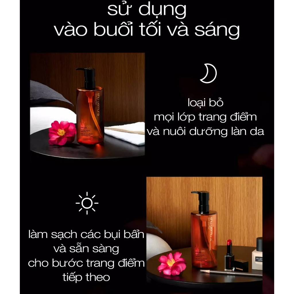 Dầu tẩy trang ⭐ SHU UEMURA ⭐ Cleansing Oil Mini - 50ml - 15 ml (Biill Store Việt Nam)