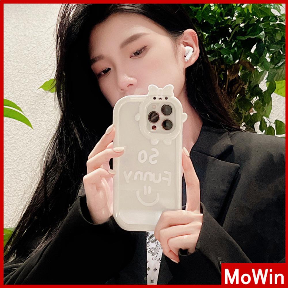 Ốp điện thoại silicon trong mịn in mặt cười thích hợp cho iPhone 11 Pro Max 13 Pro Max 12 Pro Max 7Plus xr XS Max