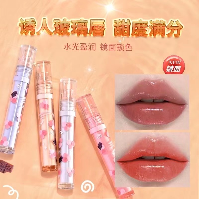 Abpopa VLONCA® Son Bóng Dưỡng Ẩm Lâu Trôi Chống Dính Cốc Không Phai Màu