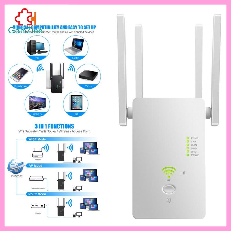 Bộ Khuếch Đại Tín Hiệu Wifi Không Dây Chuyên Dụng Chất Lượng Cao Đen | BigBuy360 - bigbuy360.vn