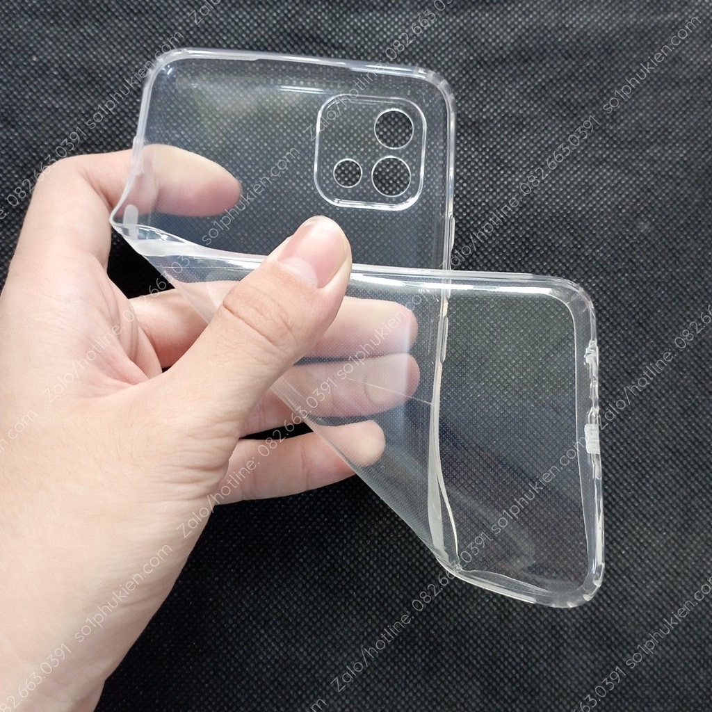 Ốp lưng Oppo A16K loại dẻo trong, loại chống sốc bảo vệ camera bền đẹp