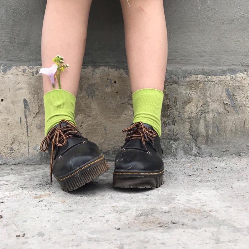 Vớ(Tất) Cổ Cao  Basic Unisex Kèm Ảnh_Clip Thật