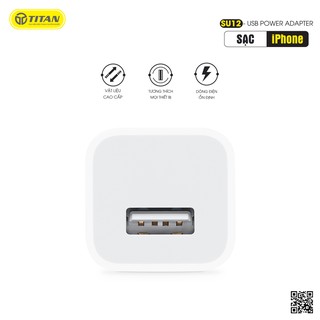 Củ Sạc Chân Dẹt 1A TITAN SU12