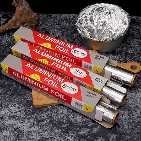 Cuộn Giấy Bạc Aluminium Foil/ Nira -5M- Nướng/ Bọc Thực Phẩm Đa Năng- An Toàn Chất Lượng- Tiện lợi - SIÊU THỊ XHOME