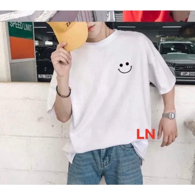 Áo phông miệng cười mắt chấm tròn LN11