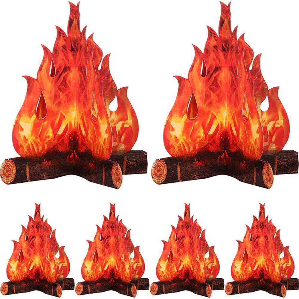 Ngọn Lửa 3D Bằng Giấy Dùng Trang Trí Tiệc
