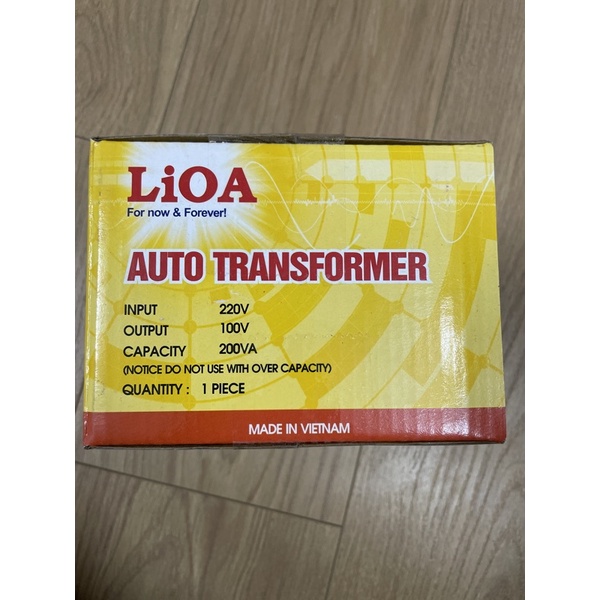Biến Áp Tự Ngẫu LiOA 200VA DN002 Đổi Nguồn Từ 220V Sang 100V 110V