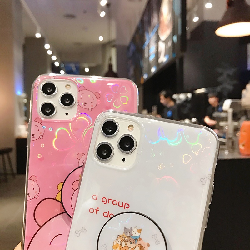 Ốp Điện Thoại Cho Oppo A17k Hoạt Hình Dễ Thương Gấu Silicon Có Giá Đỡ Nhiều Màu Sắc Hoa Anh Đào Vỏ 2022