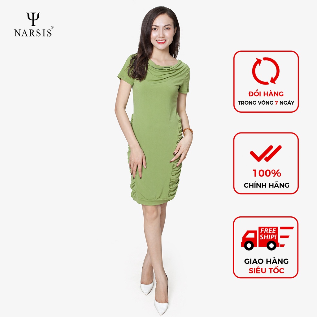 Váy đầm nữ Narsis NEW1249 màu xanh