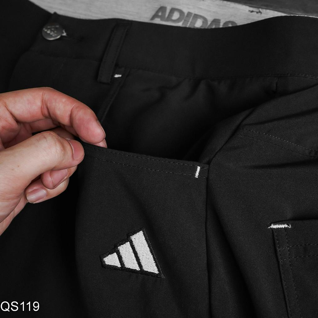 Quần Short Golf Xi Dãn Xịn QS119 Hãng Adidas Logo Thời Trang Nam VNXK