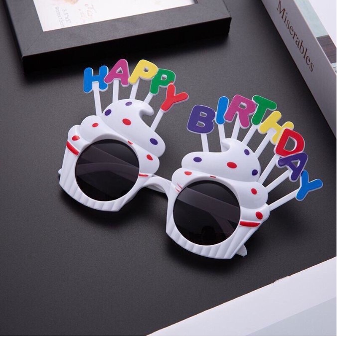 Mắt Kính Happy Birthday dùng cho tiệc sinh nhật, chụp ảnh cute hot trend mắt kính Chúc mừng sinh nhật