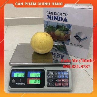[ HÀNG TỐT NHẤT ] [ RẺ VÔ ĐỊCH ] CÂN ĐIỆN TỬ TÍNH TIỀN NINDA SN268 30Kg/10gam. Màn hình hiển thị 2 mặt [ SẴN HÀNG ] [ GỌ