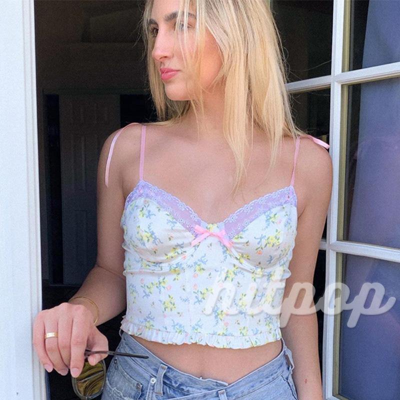 Áo Nữ Không Tay Phối Ren Thời Trang Quyến Rũ