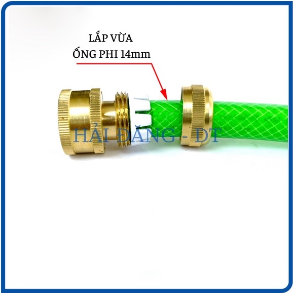 Khớp đồng nối nhanh, Đầu nối nhanh lắp dây cấp nước vào cho máy rửa xe mini