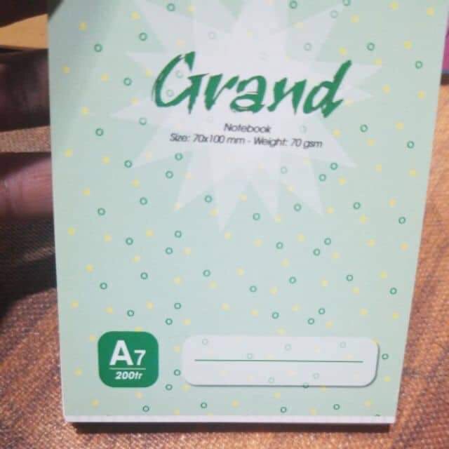 Sổ lò xo A7 Pgrand dày 200 trang