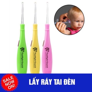 Dụng cụ lấy ráy tai có đèn sáng tiện lợi cho be